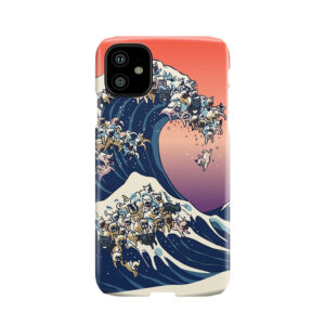 The Great Wave Of French Bulldog Phone Case