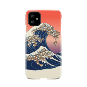 The Great Wave Of Shiba Inu Phone Case