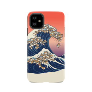 The Great Wave Of Shiba Inu Tough Phone Case