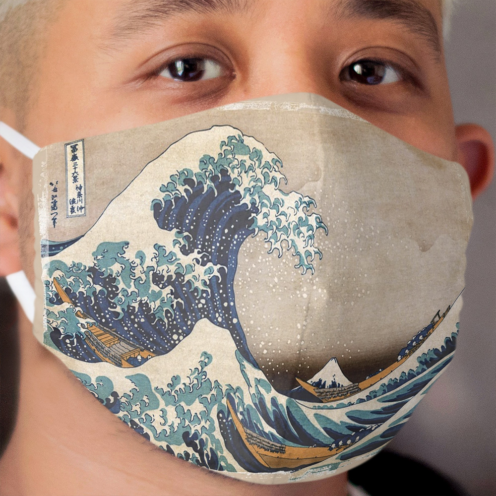 The Great Wave off Kanagawa Cloth Face Mask