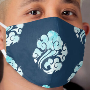 The Gusu Lan Sect in Watercolor Style Cloth Face Mask