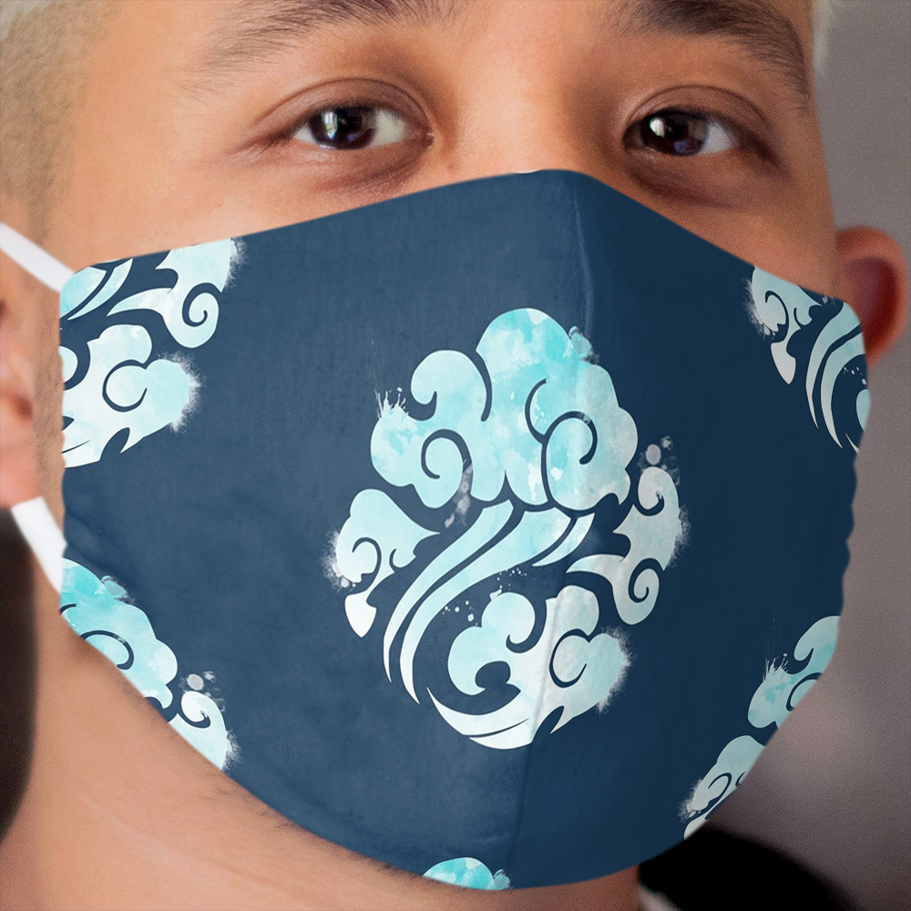 The Gusu Lan Sect in Watercolor Style Cloth Face Mask