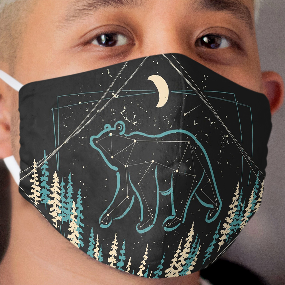 The Heaven's Wild Bear Cloth Face Mask