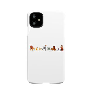 The Lion King Character Illustration Phone Case