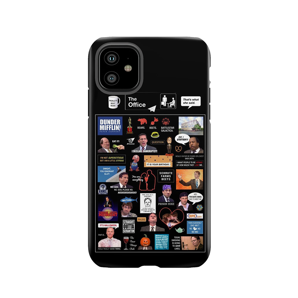 The Office Us Montage Tough Phone Case