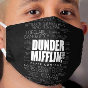 The Office™ Quotes Dunder Mifflin Inc. Cloth Face Mask