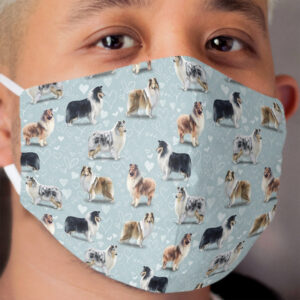 The Rough Collie Cloth Face Mask