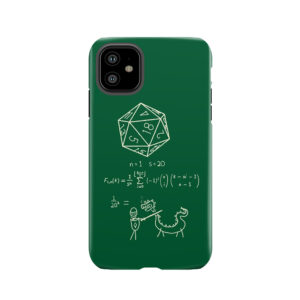 The Science Of 20 Sided Dice. Tough Phone Case