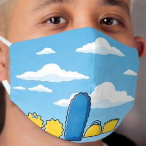 The Simpsons, Heads Cloth Face Mask