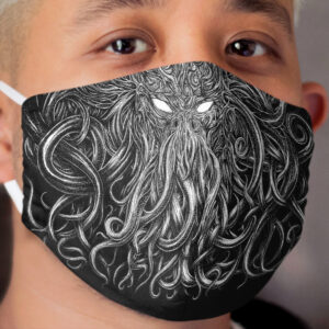 The sleeper must awaken Black background Cloth Face Mask