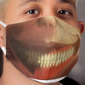 The smiling titan Cloth Face Mask