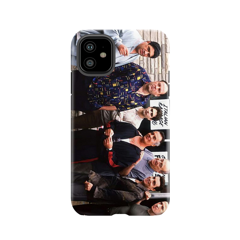 The Sopranos Satriale's Group Picture - Brush Strokes Tough Phone Case