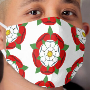 The Tudor Rose / Union Rose Cloth Face Mask