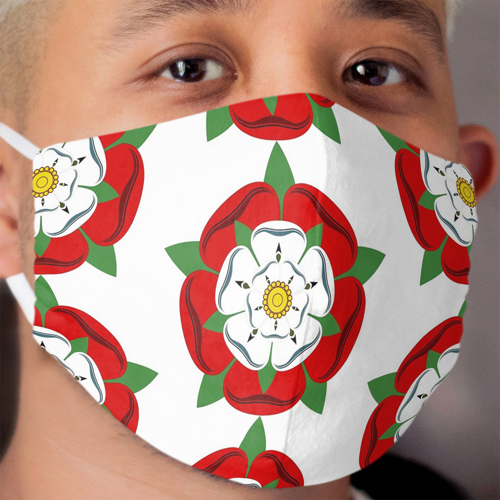 The Tudor Rose / Union Rose Cloth Face Mask