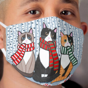 The Winter Cats! Cloth Face Mask