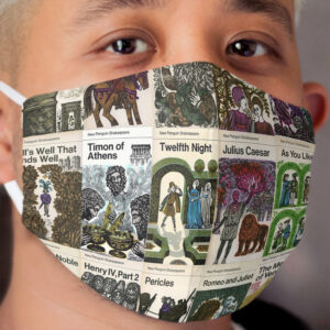The Works Of Shakespeare Cloth Face Mask