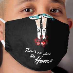 There's no place like home watercolour Cloth Face Mask
