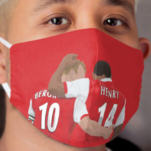 Thierry Henry & Dennis Bergkamp Cloth Face Mask