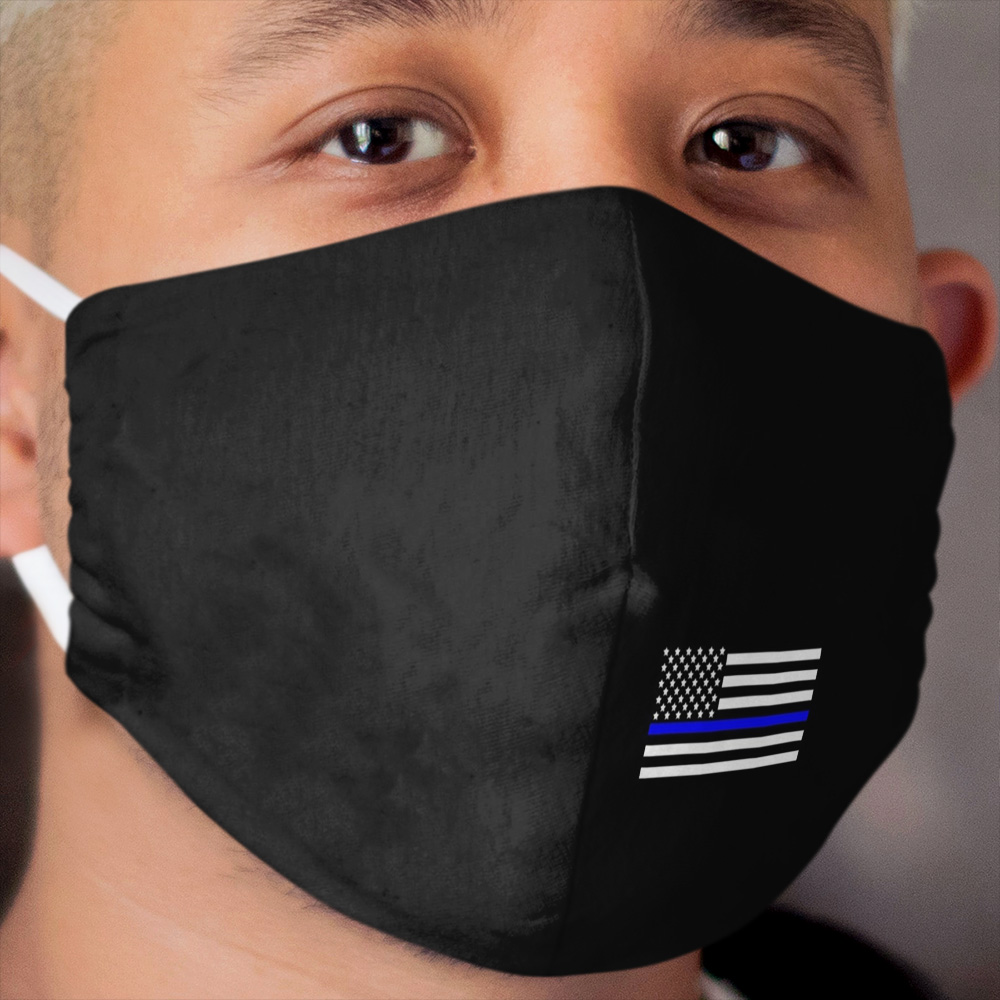 Thin Blue Line Cloth Face Mask 3