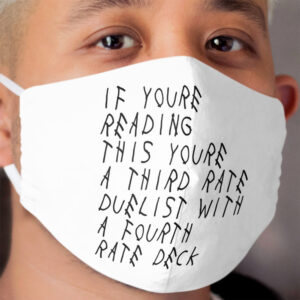 Third Rate Duelist; Fourth Rate Deck Cloth Face Mask