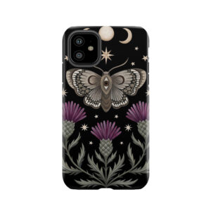 Thistle And Moth Tough Phone Case