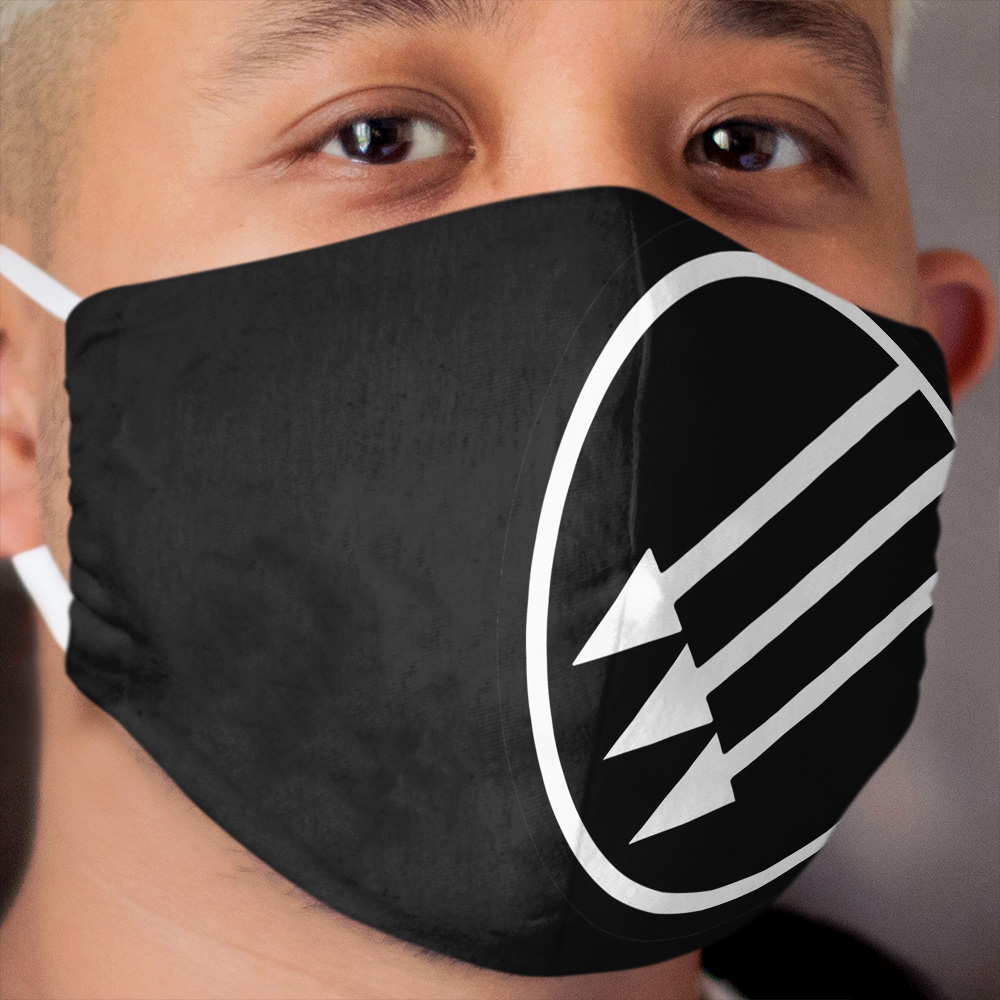 Three Arrows - Anti Fascist Cloth Face Mask