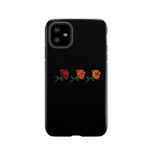 Three Cute Roses Tough Phone Case