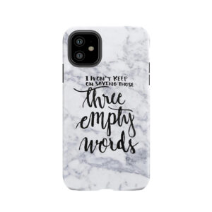 Three Empty Words - Shawn Tough Phone Case