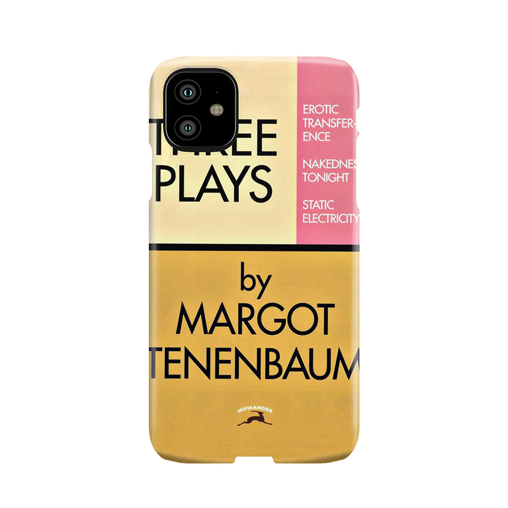 Three Plays By Margot Tenenbaum Phone Case