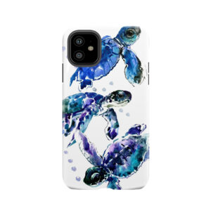 Three Sea Turtles Tough Phone Case