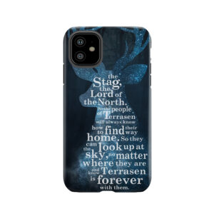 Throne Of Glass - The Stag, The Lord Of The North Tough Phone Case