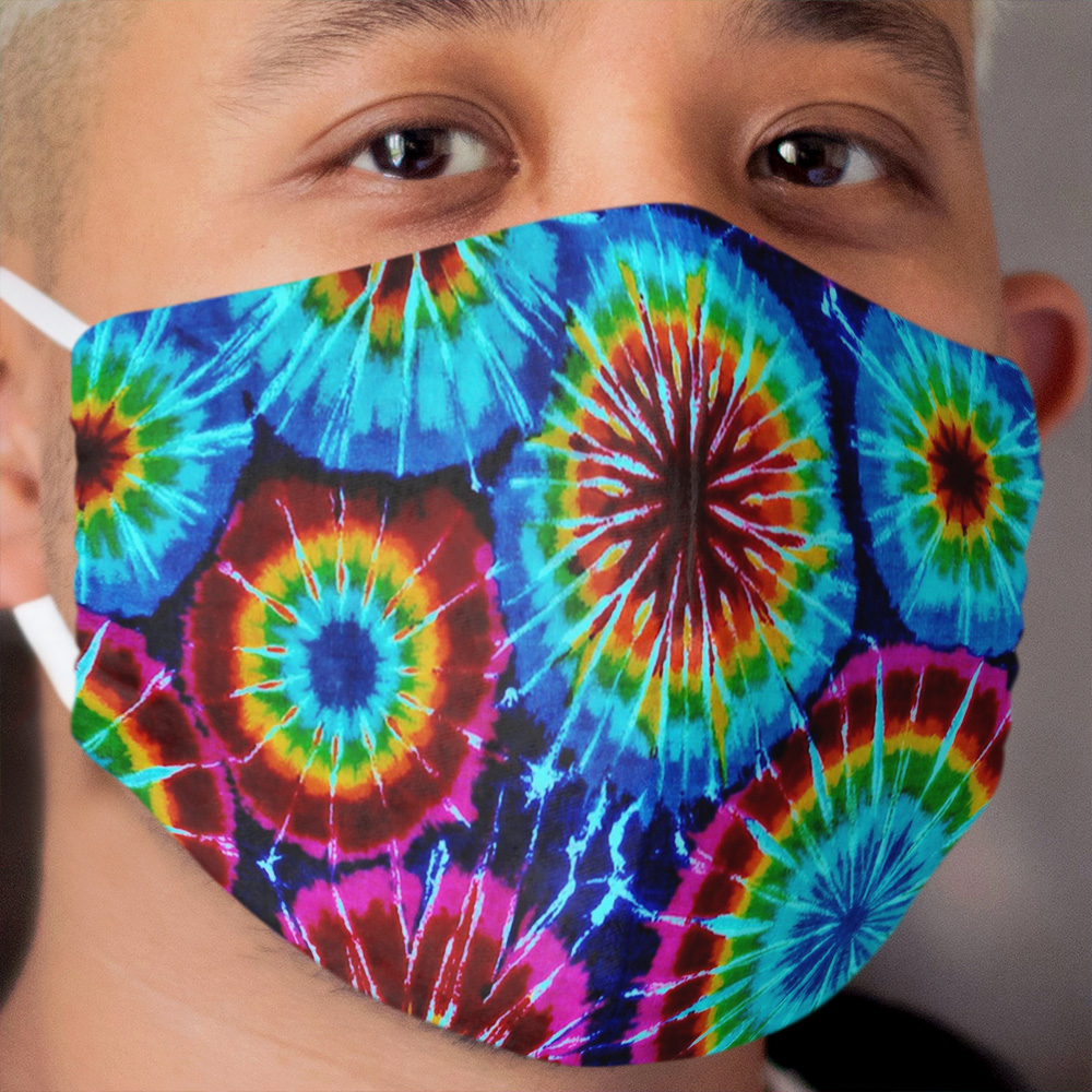 Tie Dye Cloth Face Mask 5