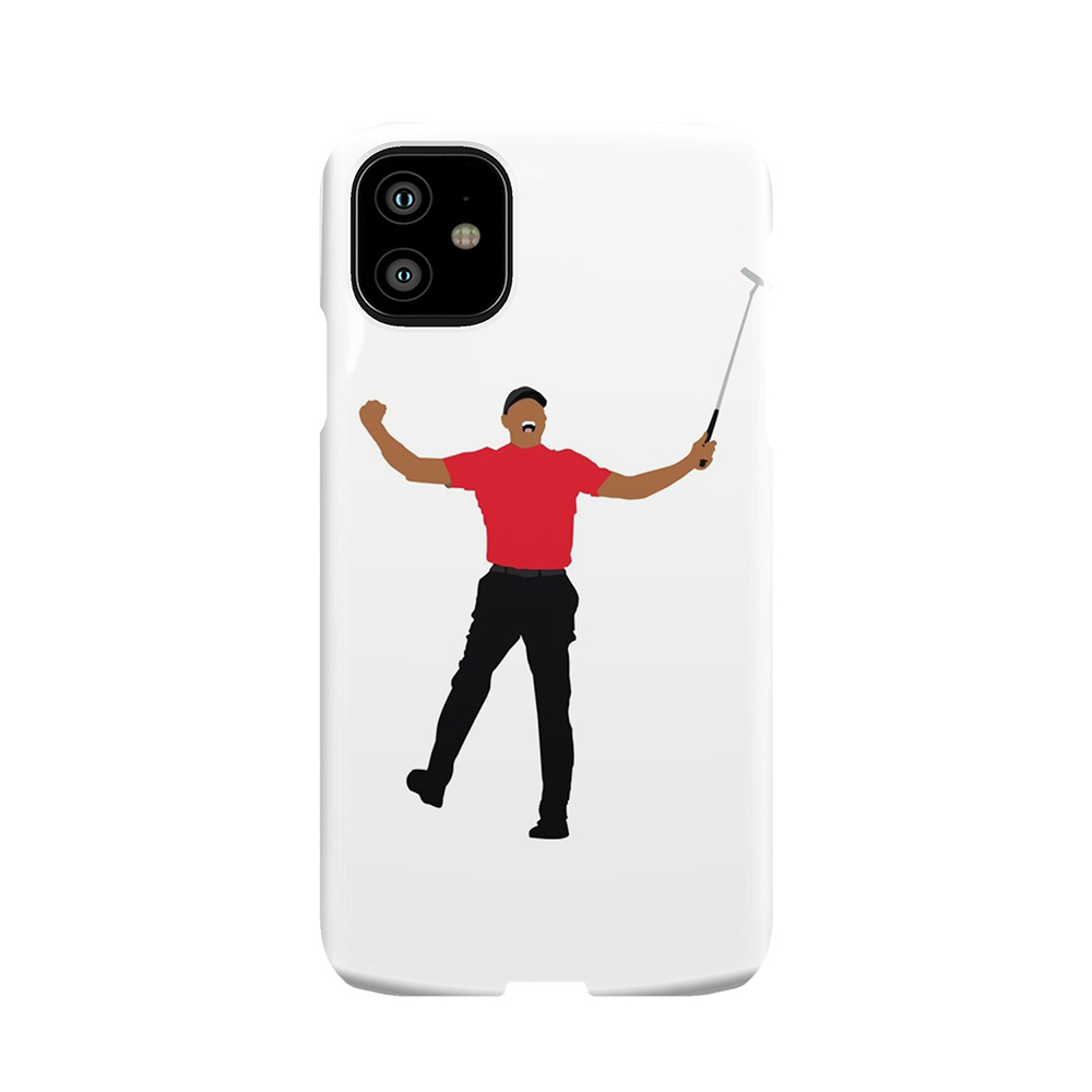 Tiger Woods Masters Win Minimalist Phone Case