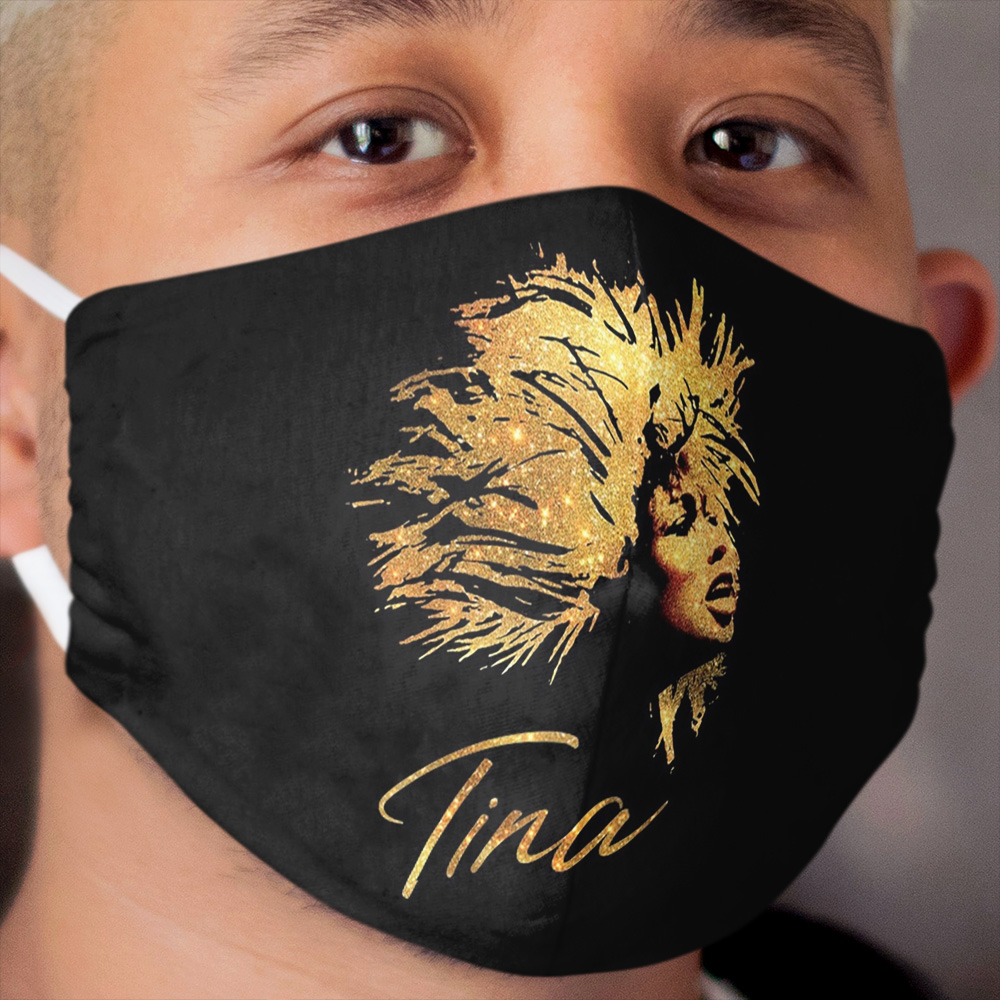 Tina - The TINA TURNER Musical Logo Cloth Face Mask