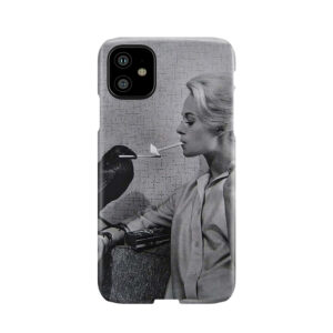 Tippi Hedren Having Her Cigarette Lit By A Crow On The Set Of The Birds Phone Case