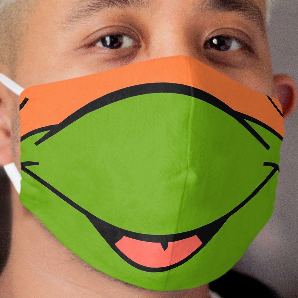 TMNT Michelangelo Cloth Face Mask
