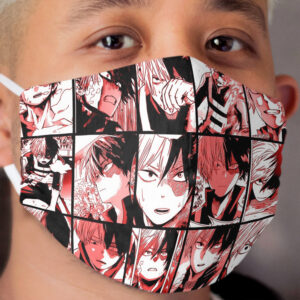 Todoroki shoto collage Cloth Face Mask