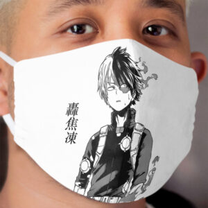 Todoroki Shoto - Ice and Fire Cloth Face Mask