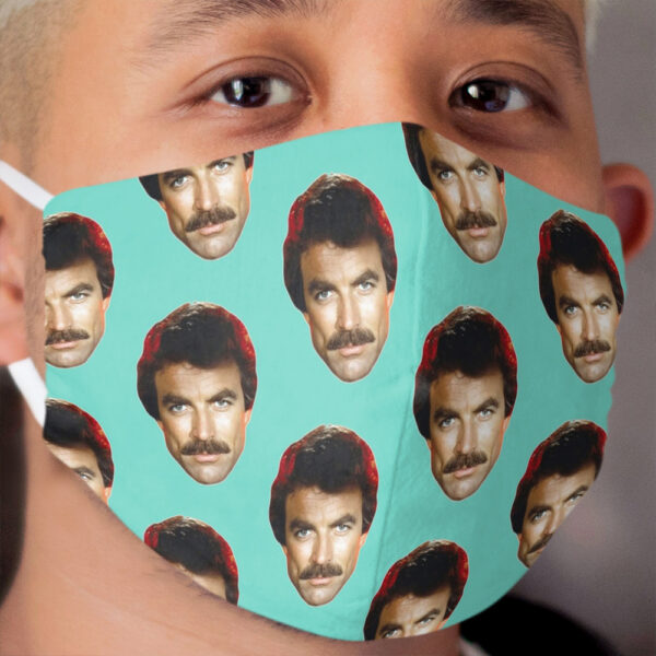 Tom Selleck Cloth Face Mask 2