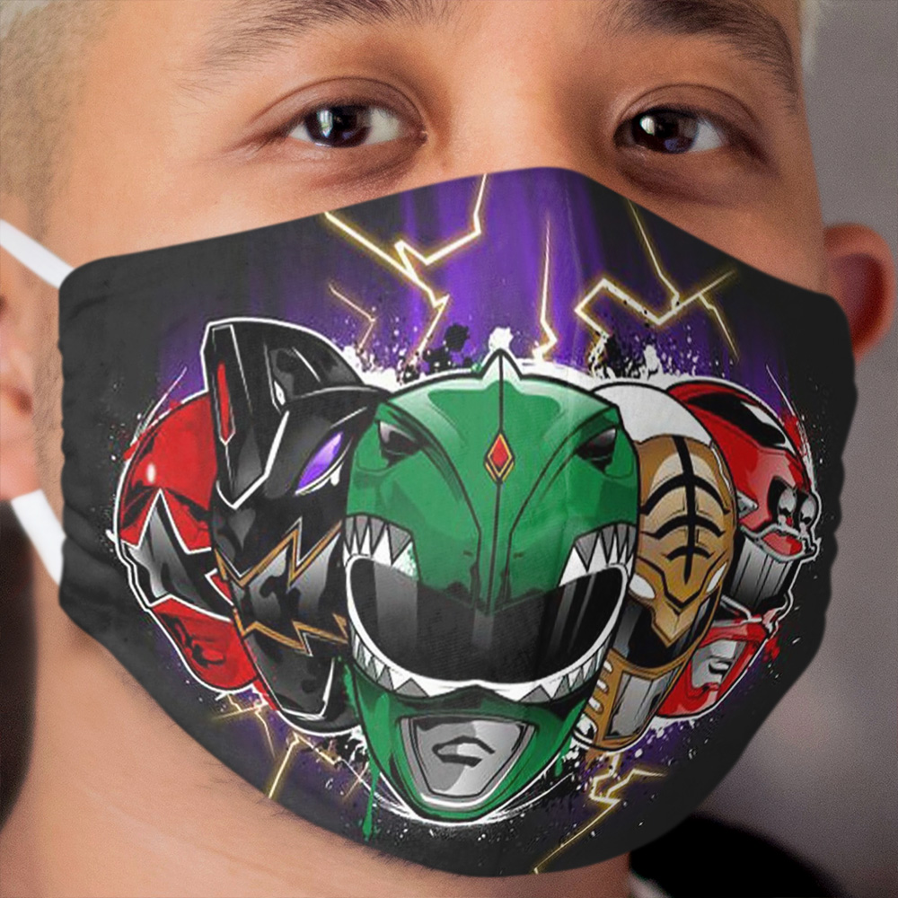 Tommy Oliver Helmets Cloth Face Mask