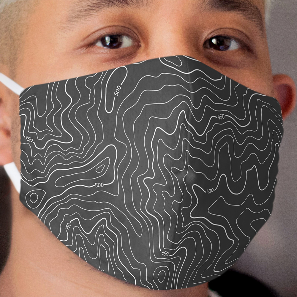 Topography Cloth Face Mask