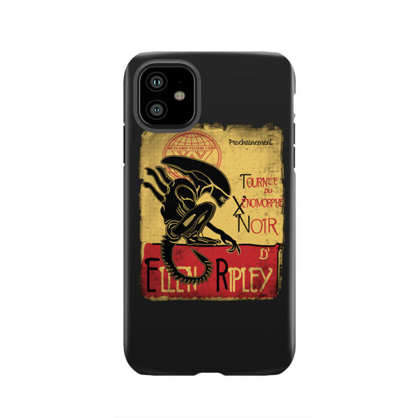 Tournee du xenomorphe noir Tough Phone Case