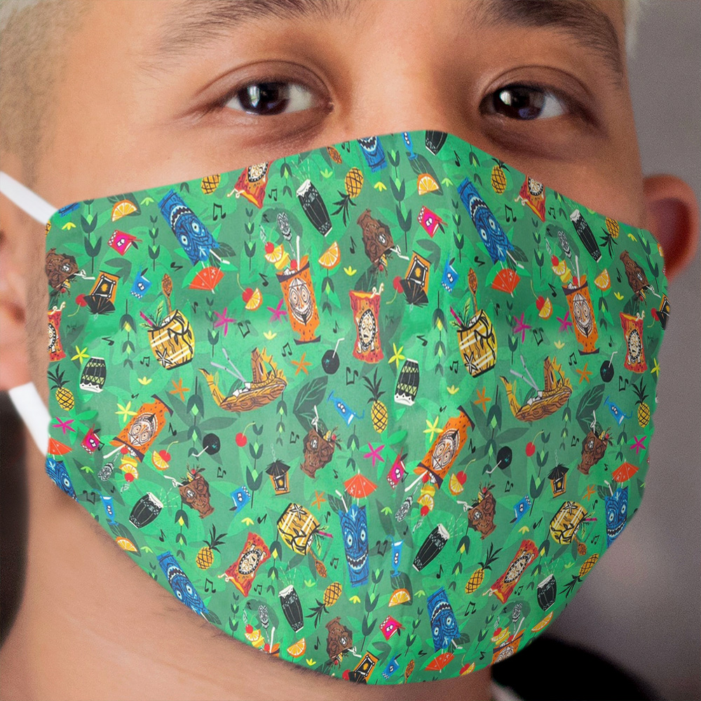 Trader Sam's Tiki Bar Cloth Face Mask