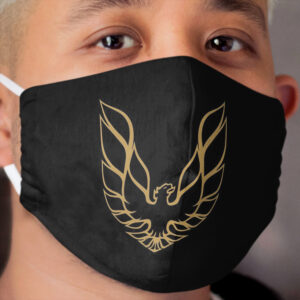 Trans Am Logo Gold Cloth Face Mask