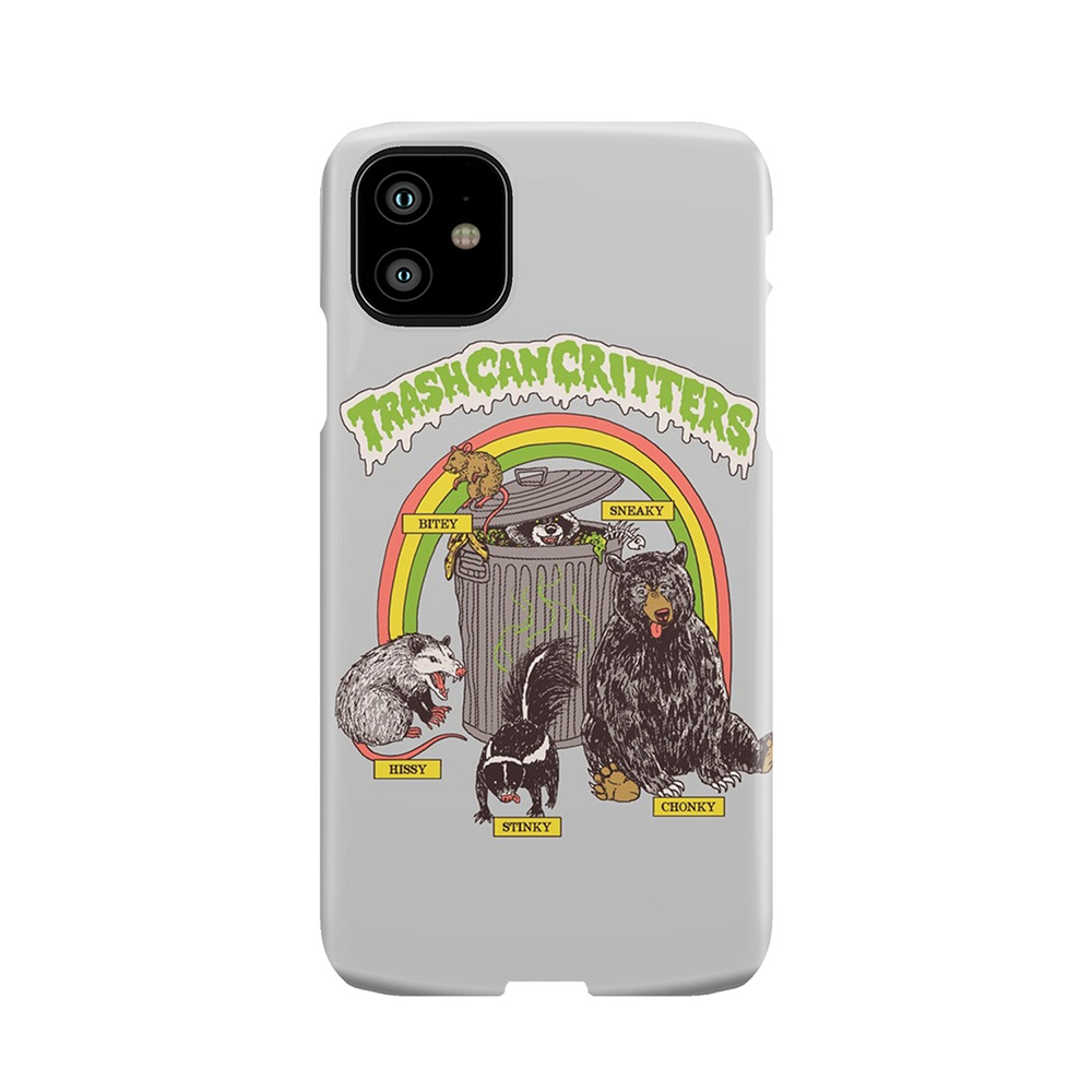 Trash Can Critters Phone Case