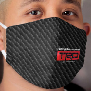 TRD Racing CARBON STRIPES Cloth Face Mask