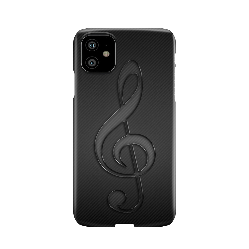 Treble Clef Music Note Dark Phone Case