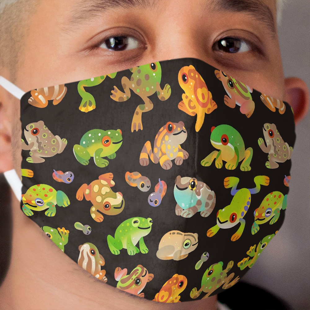Tree frog - dark Cloth Face Mask