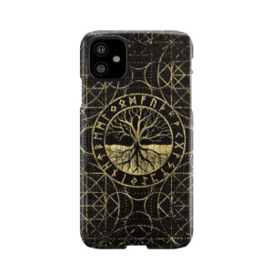 Tree Of Life -Yggdrasil And Runes Phone Case