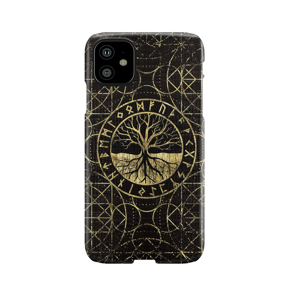 Tree Of Life -Yggdrasil And Runes Phone Case